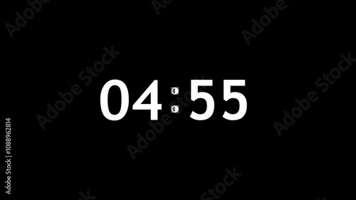 5 minutes countdown hd 