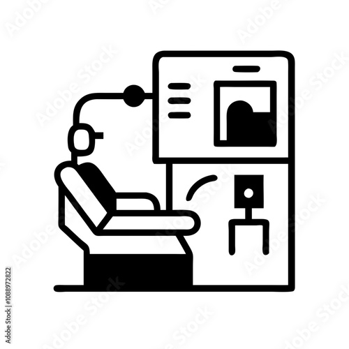 Medical equipment dialysis. Futuristic Dialysis Machine in a Sterile Clinical Setting
