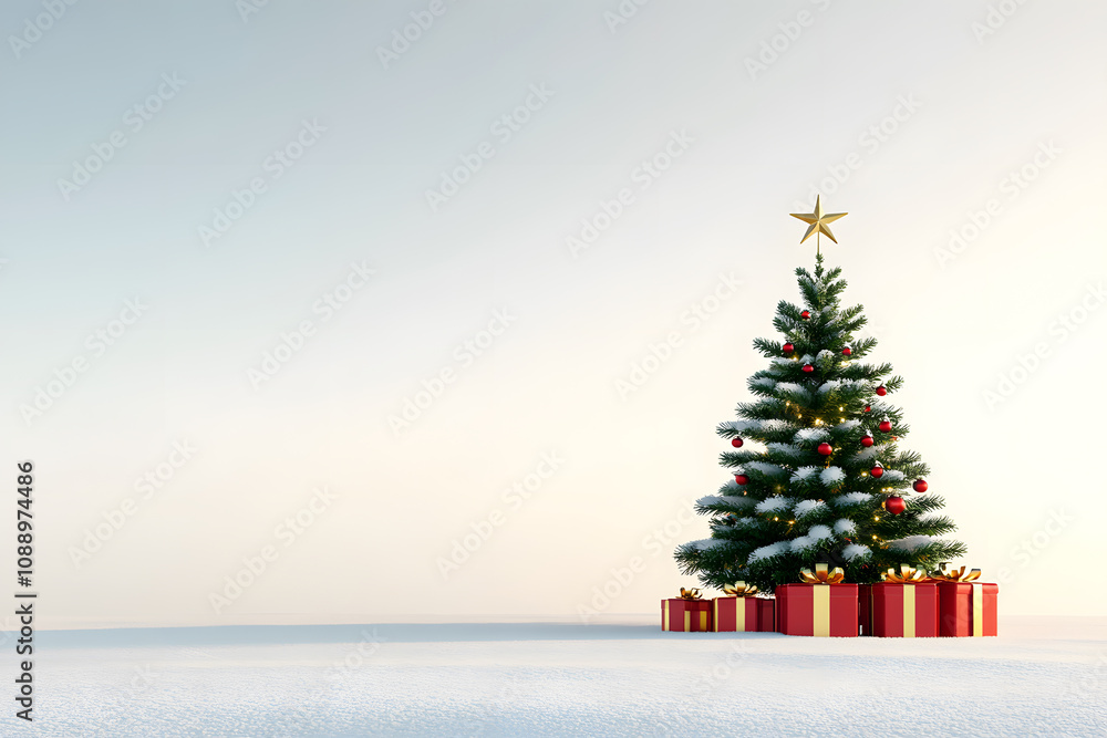 isolated empty christmas background for text and christmas tree background. isolated empty christmas background for text and christmas tree background.