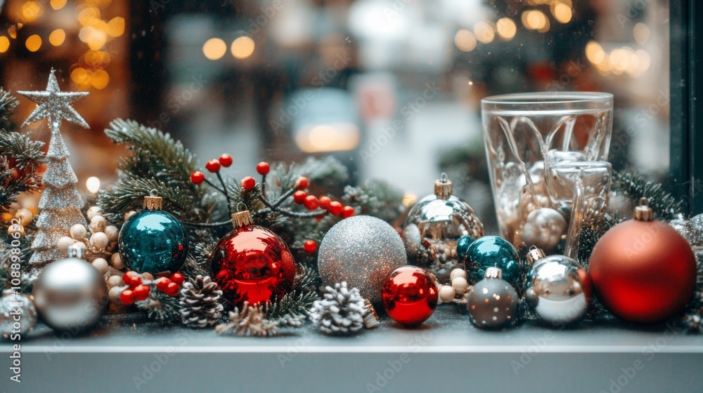 Christmas sale with exclusive winter fashion upscale shopping center Christmas sale with exclusive winter fashion upscale shopping center