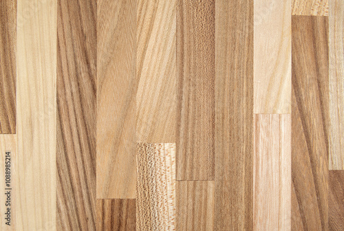 Wodden texture of glued hardwood