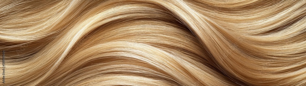 Swirling strands of light blonde hair Swirling strands of light blonde hair