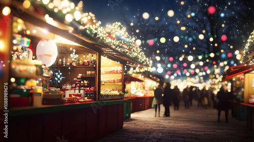 Experience the Joy of a Magical Christmas Market Amid the Stars on a Floating Island