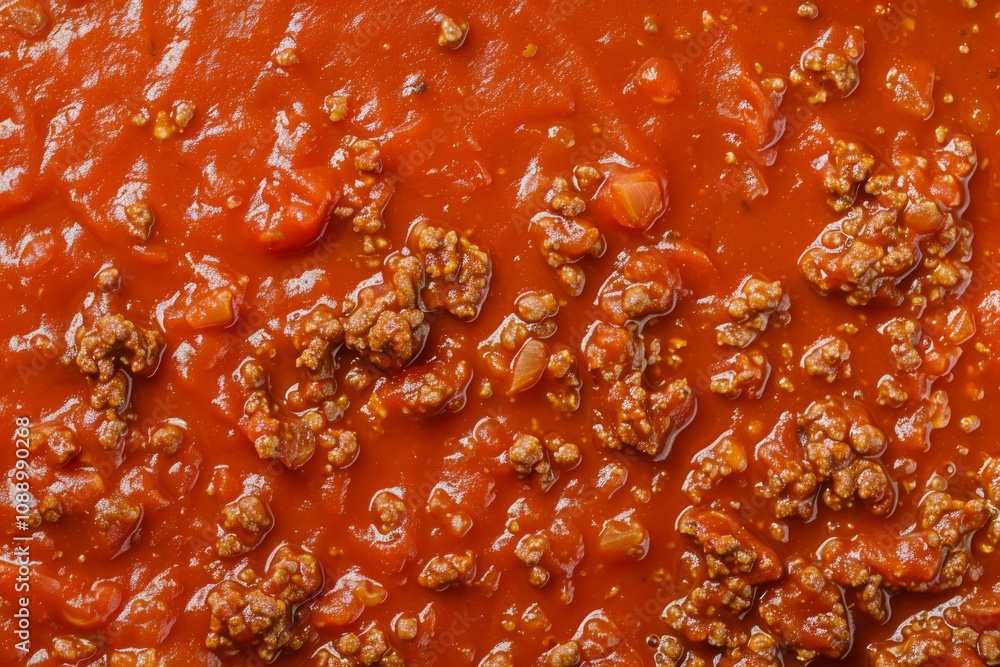 Photo of Dark red bolognese or bolognaise sauce. Food photo for backdrops or recipes Photo of Dark red bolognese or bolognaise sauce. Food photo for backdrops or recipes
