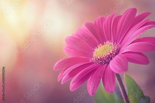 Single Flower in Focus with Blurred Background: Close-up of a vibrant flower with a soft-focus background, creating an elegant and natural image.