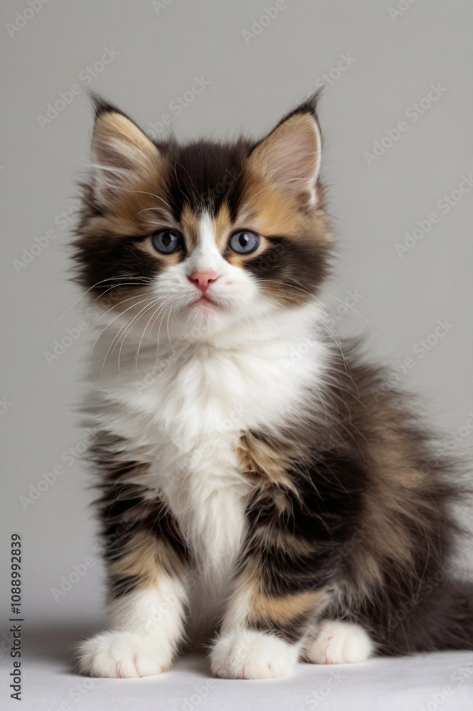 Obraz premium Cute cat watching you