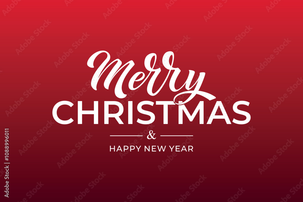 Merry Christmas and Happy New Year hand lettering calligraphy. Vector holiday illustration element. Typographic element for congratulations. Merry Christmas and Happy New Year hand lettering calligraphy. Vector holiday illustration element. Typographic element for congratulations.