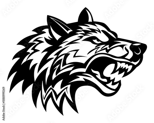 wolf logo creative and original for your business or company logotype vector illustration isolated on white background