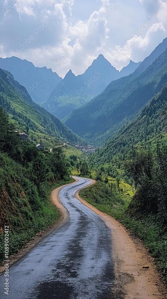 Serene Mountain Valley Road Trip: A Breathtaking Scenic Drive Through Lush Green Hills and Winding Roads Serene Mountain Valley Road Trip: A Breathtaking Scenic Drive Through Lush Green Hills and Winding Roads