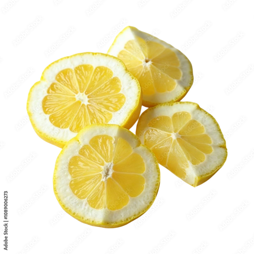 Lemon Image Isolated With Transparent Background Lemon Image Isolated With Transparent Background