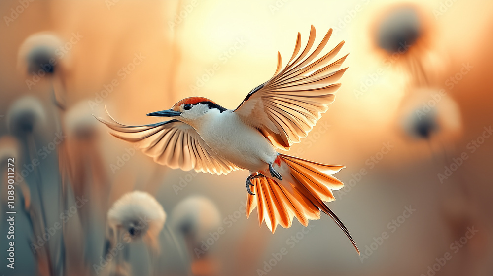 Obraz premium bird on a branch