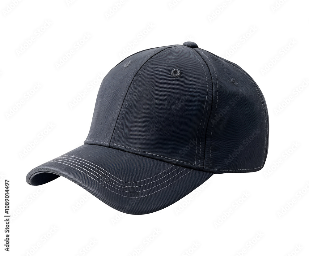 dark blue mechanics cap with curved brim and stitched detailing isolated background
dark blue mechanics cap with curved brim and stitched detailing isolated background
