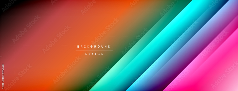Dynamic shadow lines with gradient colors geometric background Dynamic shadow lines with gradient colors geometric background
