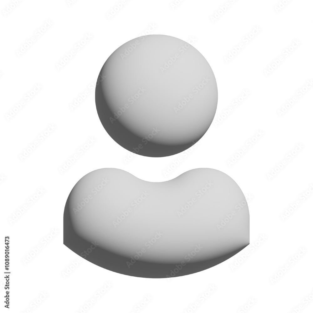 Vector flat illustration in grayscale. 3D avatar, user profile, person icon, gender neutral silhouette, profile picture. Suitable for social media profiles, icons, screensavers and as a template. Vector flat illustration in grayscale. 3D avatar, user profile, person icon, gender neutral silhouette, profile picture. Suitable for social media profiles, icons, screensavers and as a template.