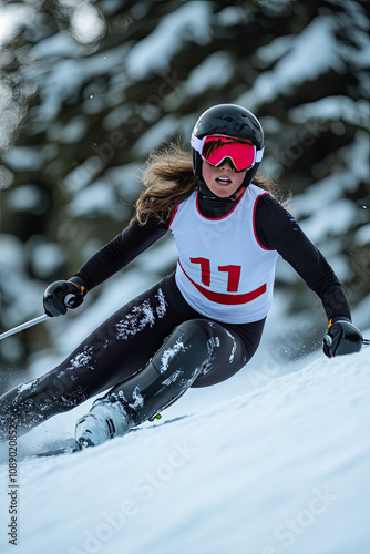 SKI WORLD FINALS DOWNHILL WOMEN  photo