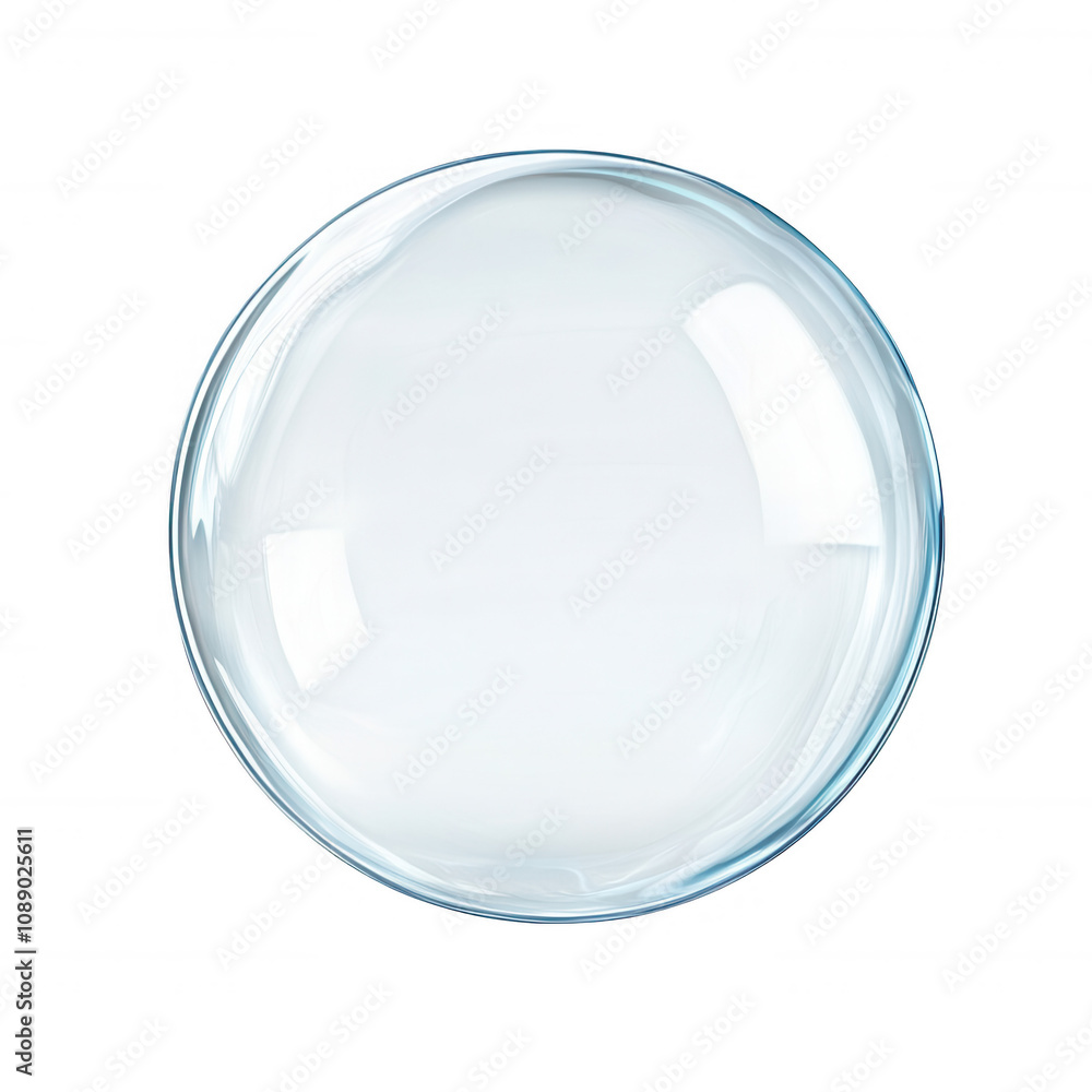 A clear, transparent soap bubble floating against a simple background., isolated on a transparent background. A clear, transparent soap bubble floating against a simple background., isolated on a transparent background.