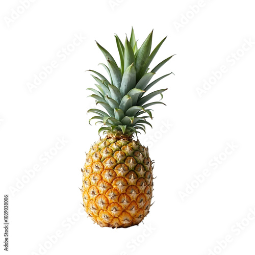 Pineapple Image Isolated With Transparent Background