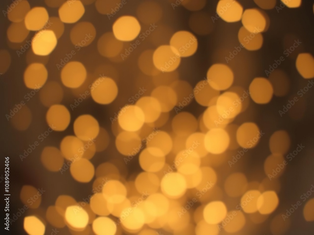 Abstract background with bokeh unfocused gold and gray lights, foggy atmosphere, bokeh effect, blurred highlights Abstract background with bokeh unfocused gold and gray lights, foggy atmosphere, bokeh effect, blurred highlights