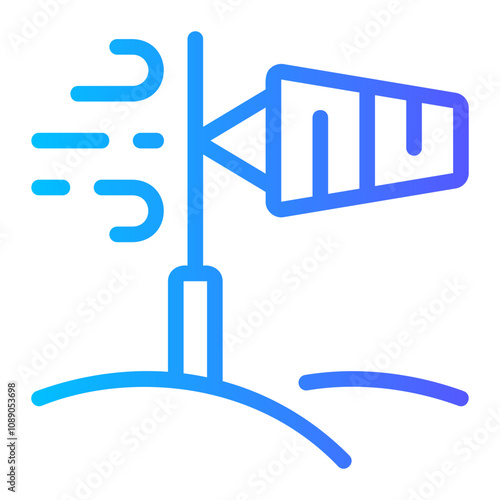 windsock gradient icon