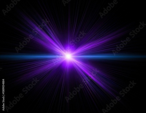 lens flare glow light effect on black image of rays purple light effects overlays or flare isolated on black background for design abstract lens flare light over black background