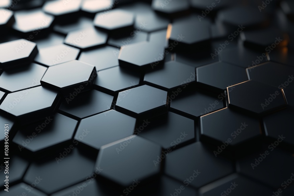 Abstract digital or healthcare backdrop featuring a hexagonal pattern design Abstract digital or healthcare backdrop featuring a hexagonal pattern design
