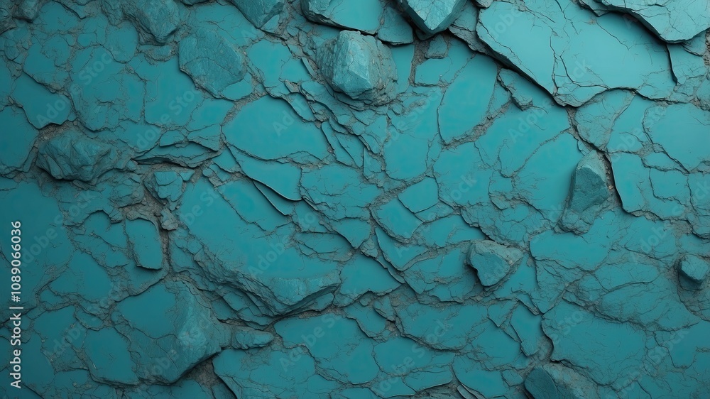 Abstract dark turquoise stone textured background Abstract dark turquoise stone textured background