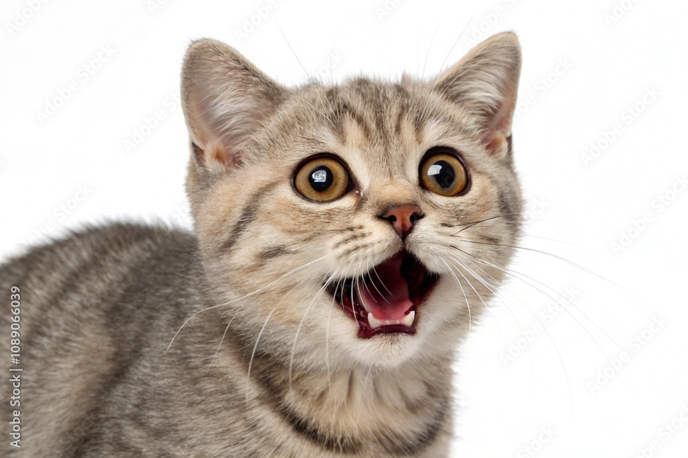 cute kitten cat isolated on white background cute kitten cat isolated on white background