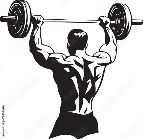 man lifting dumbbell