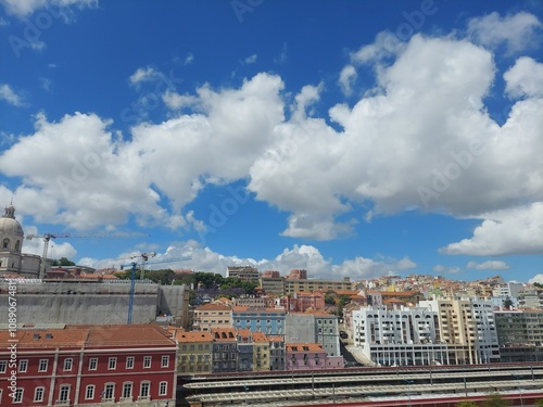 portugal lisbon apr 27 2024 Scenic Cityscape of Lisbon Under Clear Blue Skies