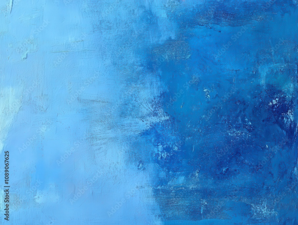 Obraz premium rough, heavily textured light blue background with dark edges, perfect for adding depth to digital designs. the aged, grunge appearance creates an intriguing, abstract canvas