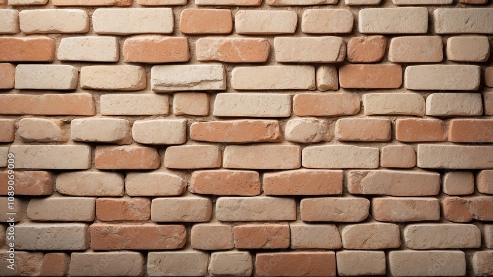 Ecru color old brick wall texture background Ecru color old brick wall texture background
