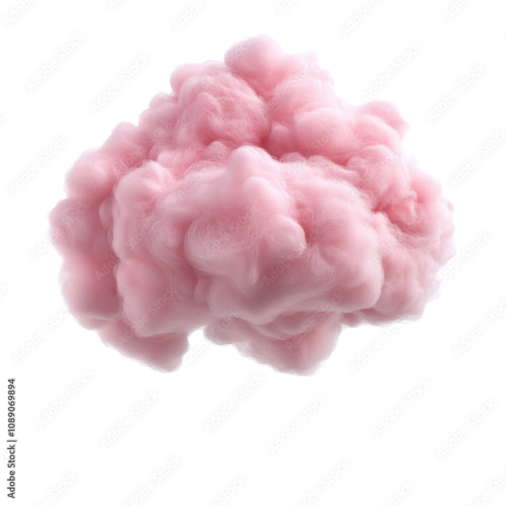 Fluffy pink cotton candy cloud transparent background Fluffy pink cotton candy cloud transparent background