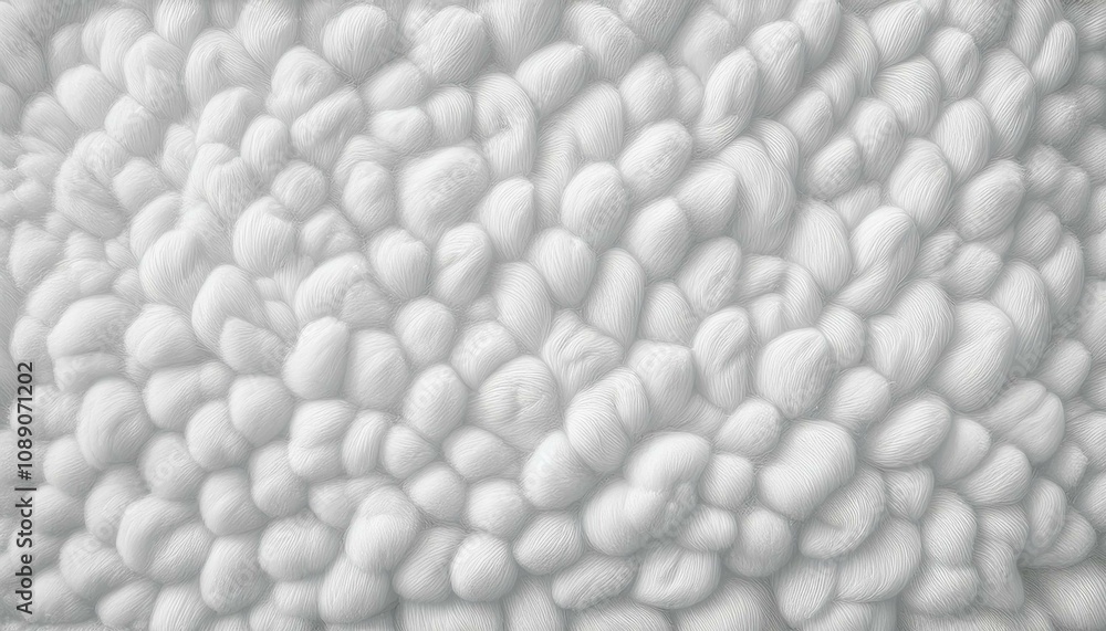 Naklejka premium monochromatic landscape of soft, undulating textures that evoke a sense of calm and serenity.
