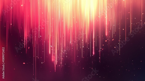 Ethereal Abstract Background with Colorful Light Streaks and Particles Creating a Dreamy Atmosphere for Digital Art and Creative Projects