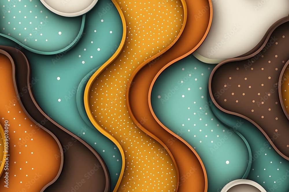 Vibrant Retro Colors and Shapes in Fluid Arrangement Featuring Smooth Waves and Bold Patterns for Artistic Backgrounds and Creative Projects Vibrant Retro Colors and Shapes in Fluid Arrangement Featuring Smooth Waves and Bold Patterns for Artistic Backgrounds and Creative Projects