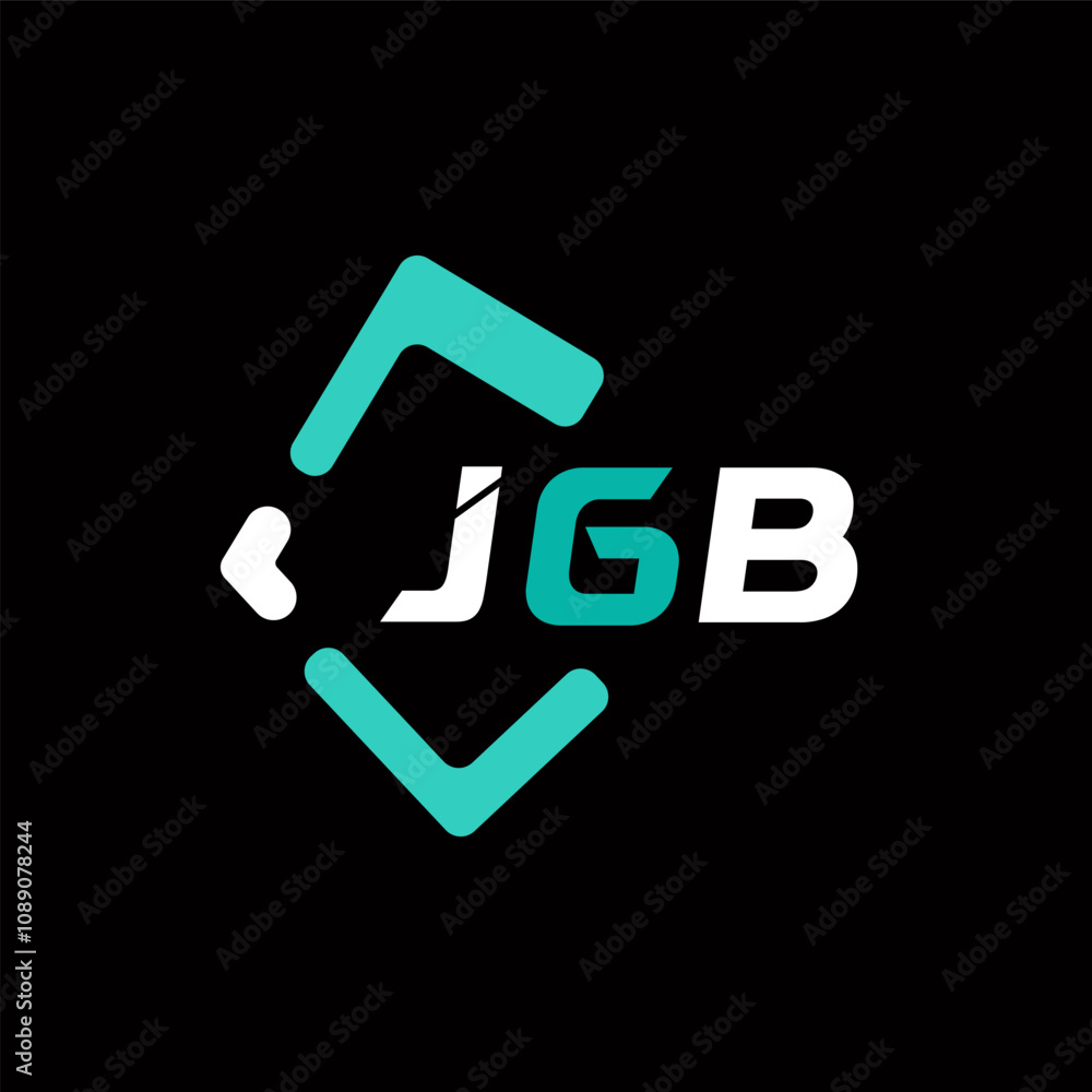 JGB creative minimalist letter logo. JGB unique vector initials alphabet letter logo design JGB creative minimalist letter logo. JGB unique vector initials alphabet letter logo design
