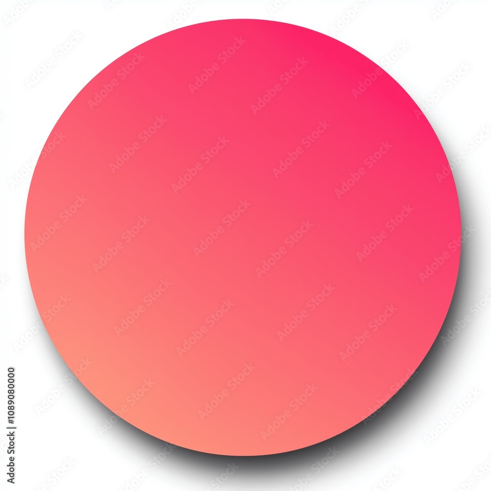 Colorful circular design with a gradient from pink to orange Colorful circular design with a gradient from pink to orange