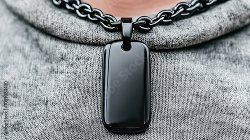 ergonomic medical alert pendant with location tracking photo