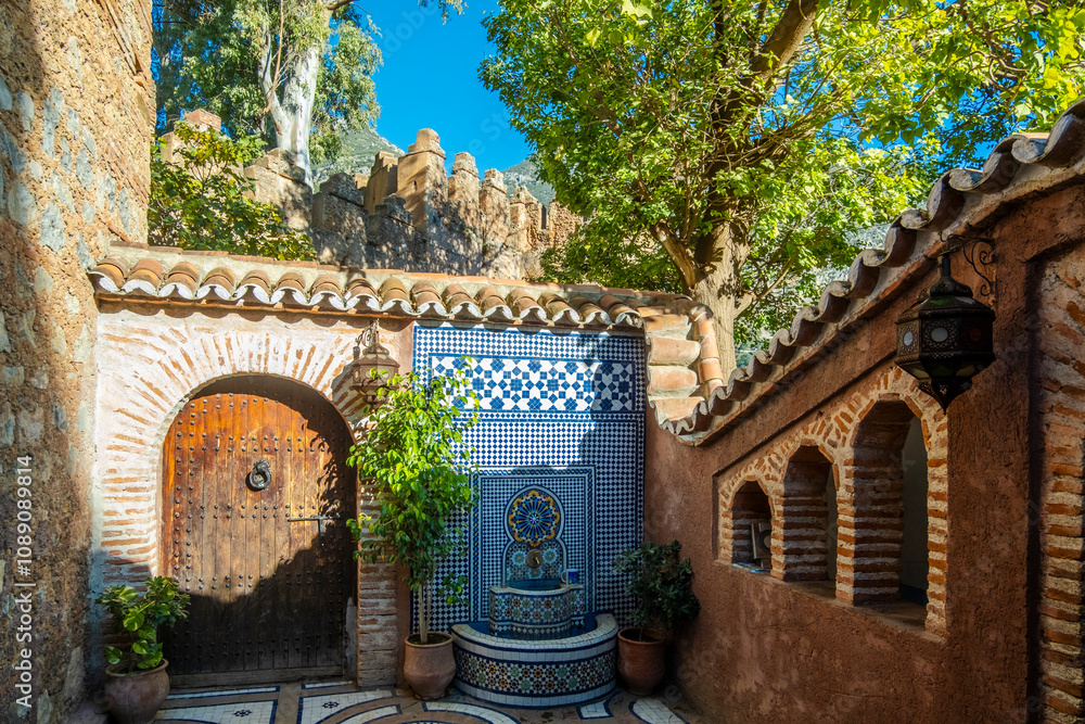 Beautiful View of Chefchaouen, Morocco in North Africa