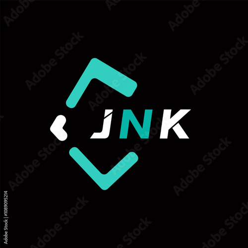 JNK creative minimalist letter logo. JNK unique vector initials alphabet letter logo design photo