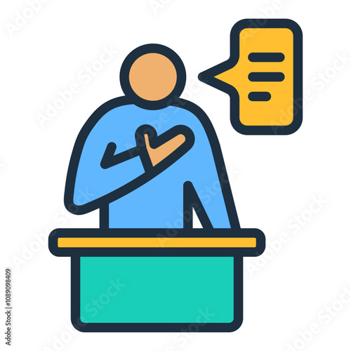 Witness Testimony Icon