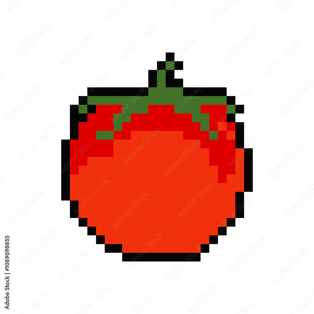 Pixel Art Illustration of Tomato Pixel Art Illustration of Tomato