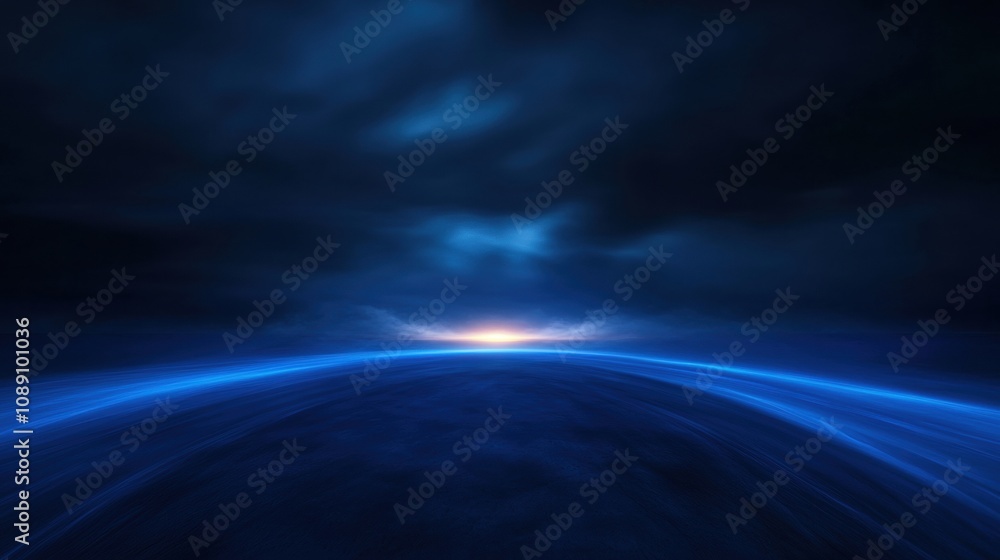 A blue sky with a sun in the middle A blue sky with a sun in the middle