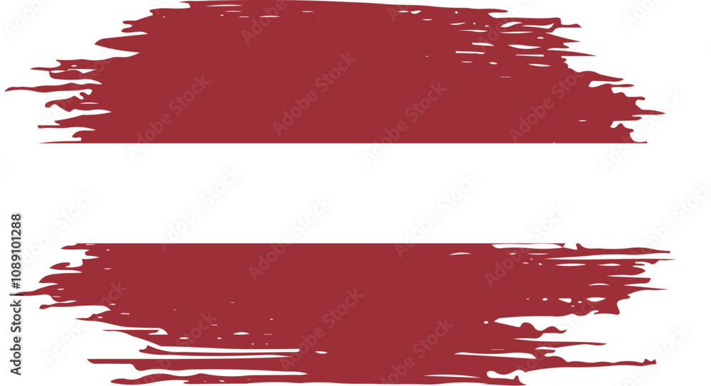 Brush On Latvia Flag Brush On Latvia Flag