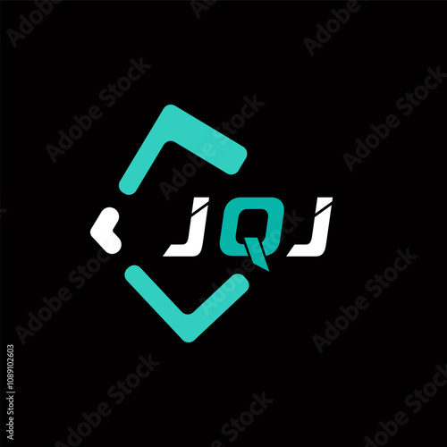 JQJ creative minimalist letter logo. JQJ unique vector initials alphabet letter logo design photo