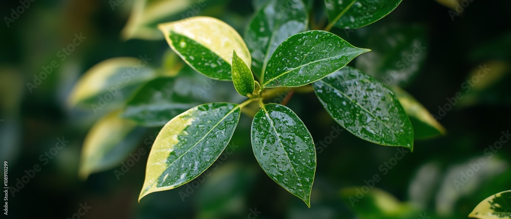 Green leaves closeup with a blurred backdrop, representing nature s purity and ecofriendly values, vibrant natural beauty, sustainable living concept Green leaves closeup with a blurred backdrop, representing nature s purity and ecofriendly values, vibrant natural beauty, sustainable living concept