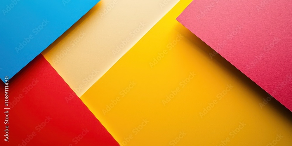 A close-up of a print mock-up with vibrant colors and textures, set against a minimalist background A close-up of a print mock-up with vibrant colors and textures, set against a minimalist background