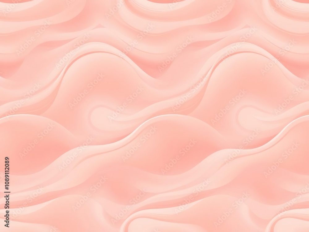 A seamless abstract pattern featuring undulating waves in pastel pink and soft orange hues creates a hypnotic visual effect that is both calming and energizing, soothing, wave, textured A seamless abstract pattern featuring undulating waves in pastel pink and soft orange hues creates a hypnotic visual effect that is both calming and energizing, soothing, wave, textured