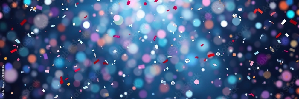 Shimmering confetti particles suspended in mid-air as they gently fall through a swirling vortex of colorful hues, vibrant hues, background, colorful Shimmering confetti particles suspended in mid-air as they gently fall through a swirling vortex of colorful hues, vibrant hues, background, colorful