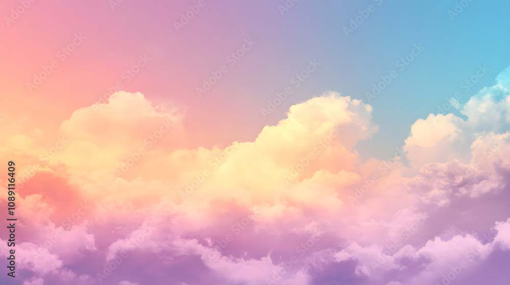Pastel Sky and Cloudscape Pastel Sky and Cloudscape